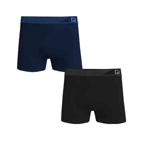 Kit 2 Cuecas Boxer Sem Costura